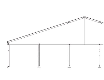Solar Systems clear span tent